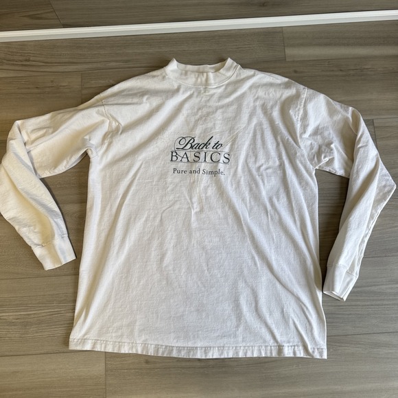 Vintage Fruit Of The Loom Supercotton Back To Basics Long‎ Sleeve Turtleneck XL - Picture 1 of 7